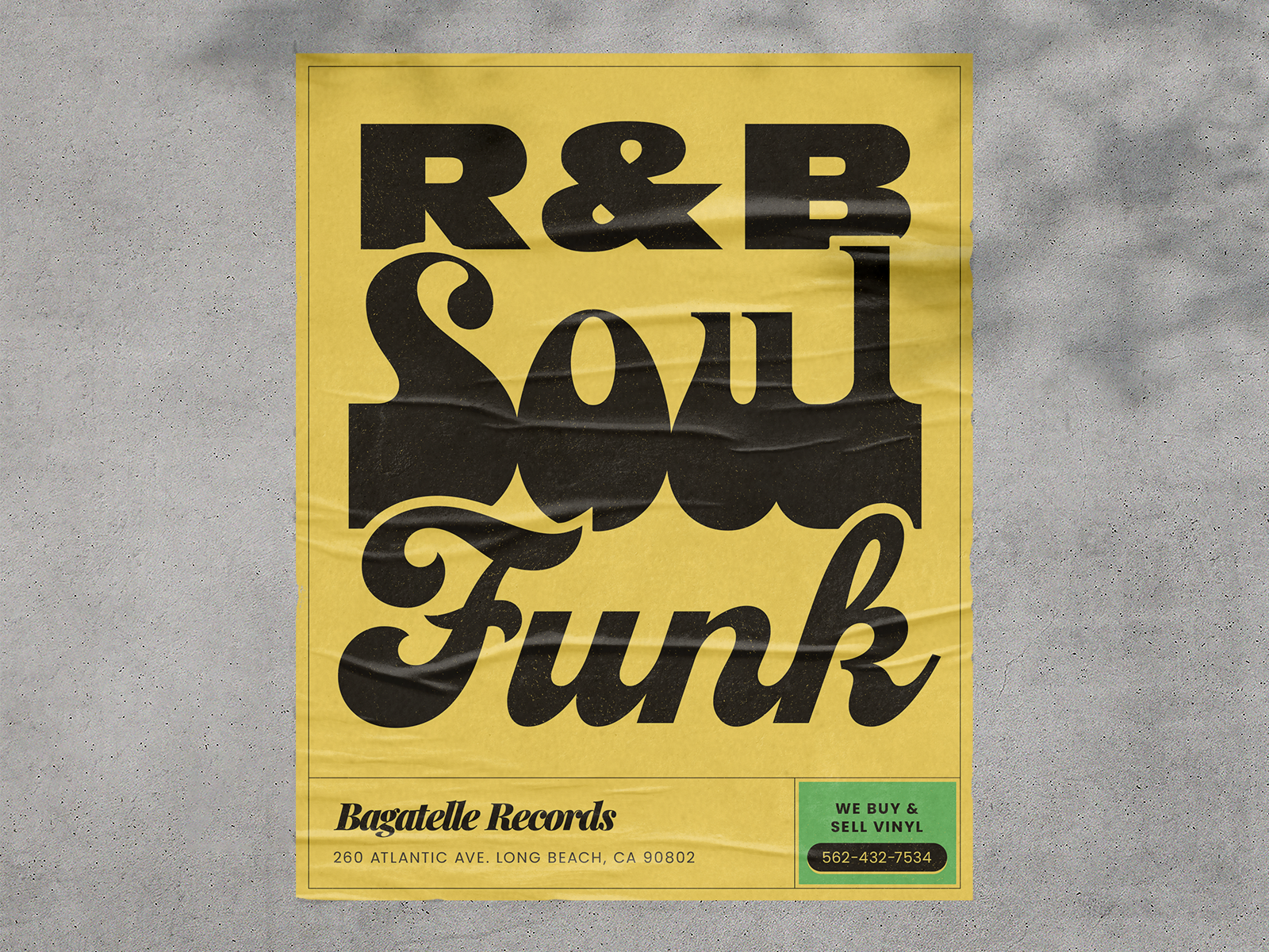 R&B, Soul & Funk Poster by Ian Mintz on Dribbble