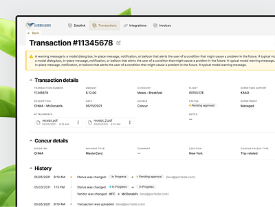 Transaction Details app clean design details figma flight grey info minimalism transaction transaction details ui web app