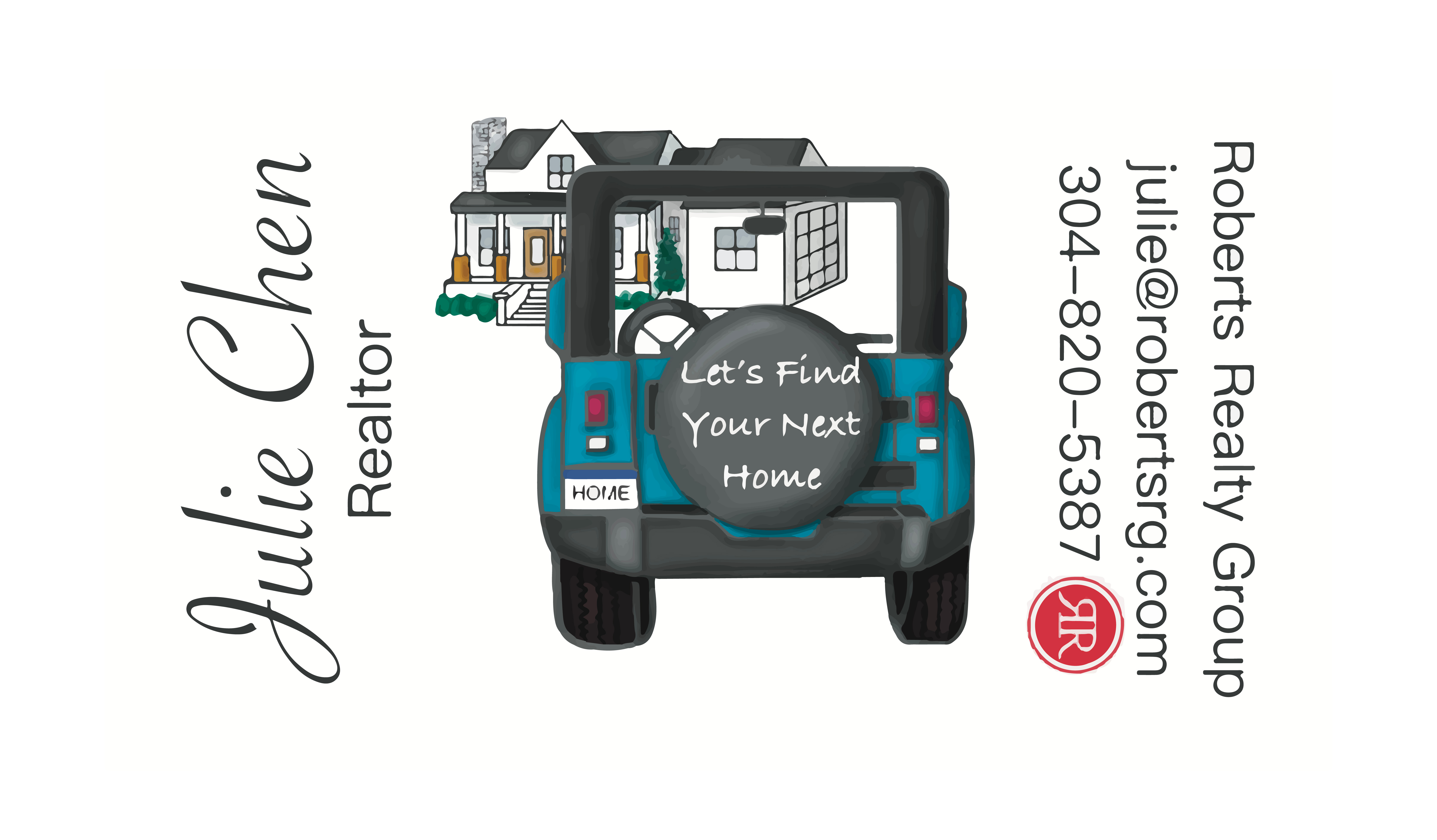 Custom Realtor Business Cards adobe illustrator business card illustration logo design procreate realtor story telling visual identity