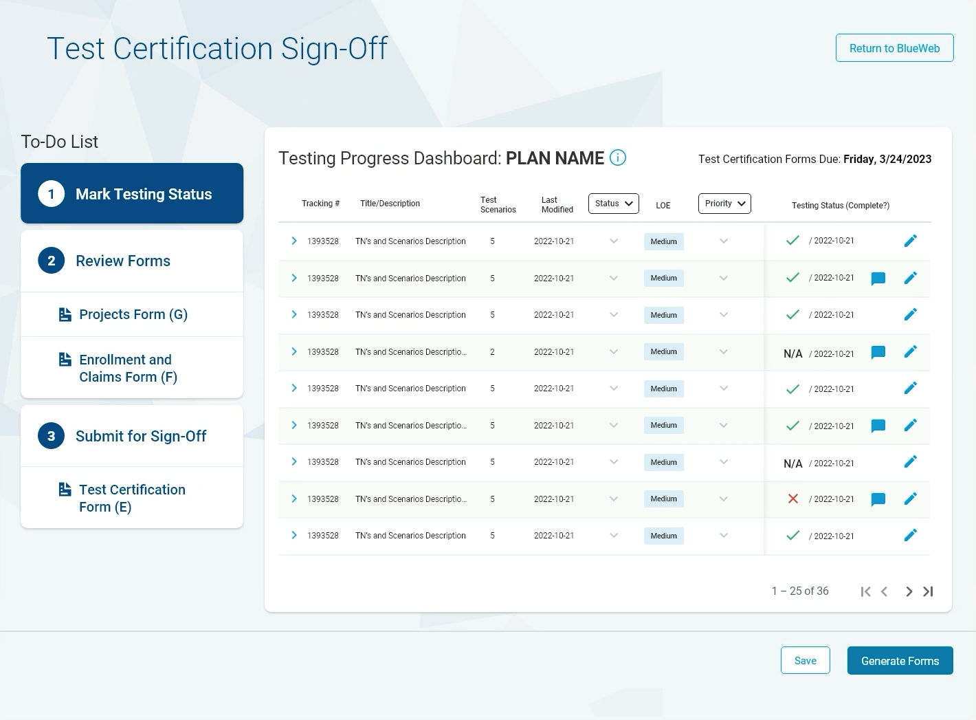 Test Certification Wireframes ui ux