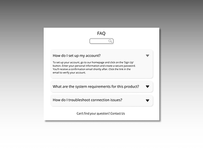 Design: Frequently Asked Questions dailyui design faq frequently asked questions ui uidesign