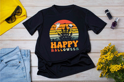 Halloween t-shirt designe. halloween 2023