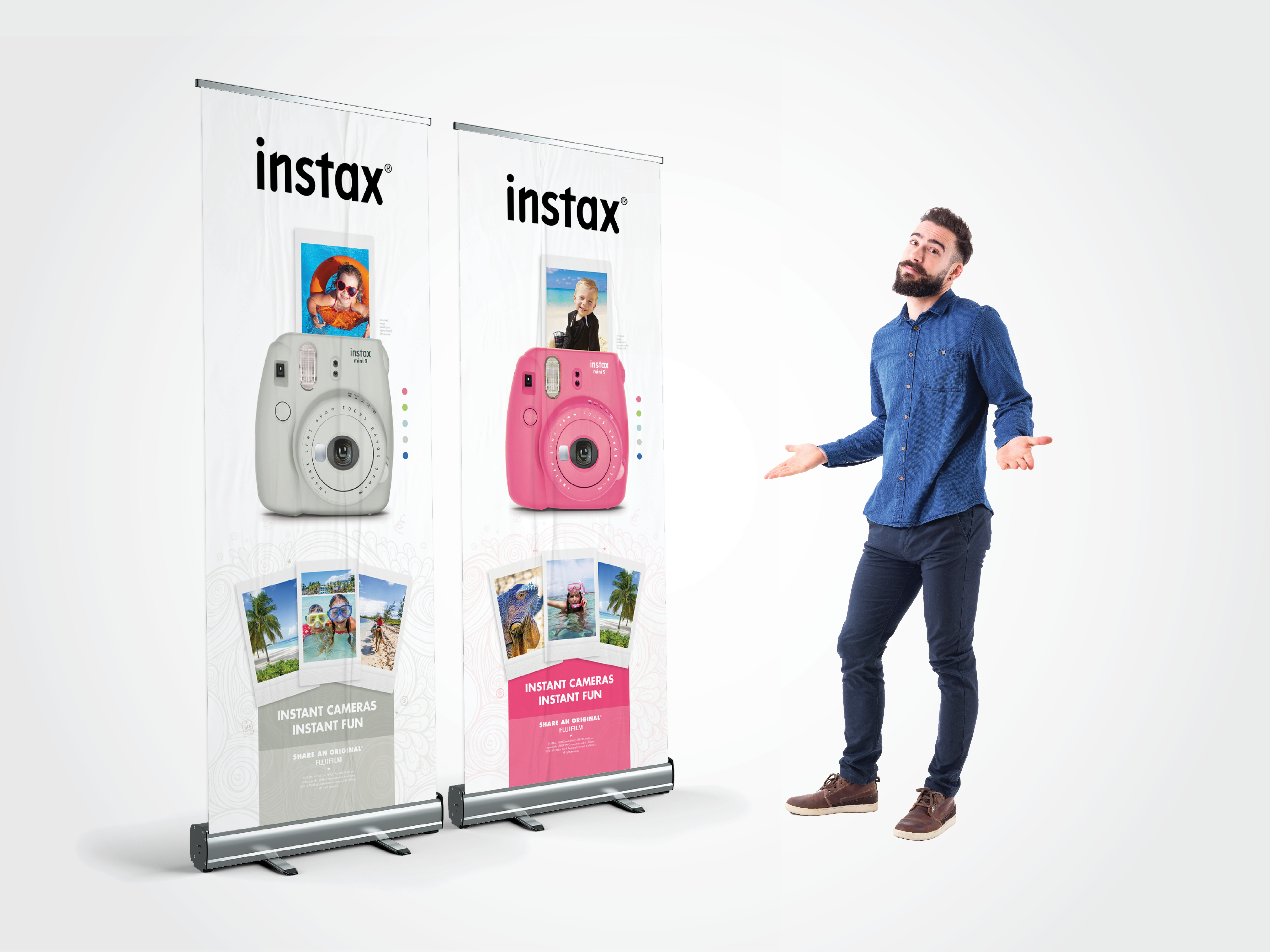 INSTAX Branding & Product Launch brand design brand identity branding campaign design digital fujifilm graphic design instax marketing collateral print product launch