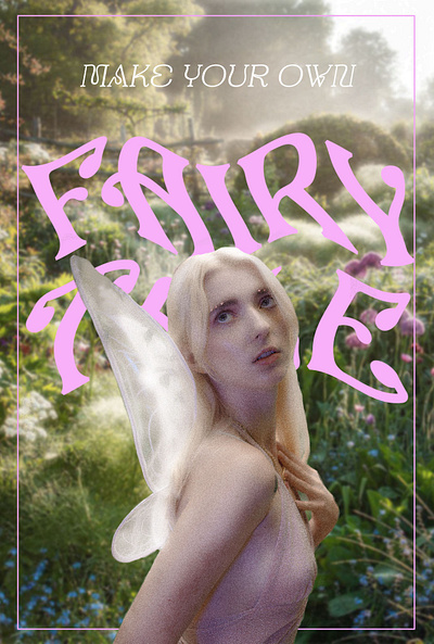 Fairy Tale adobe photoshop collage creativity design fairy fairy tale font fonts graphic design photo photoshop