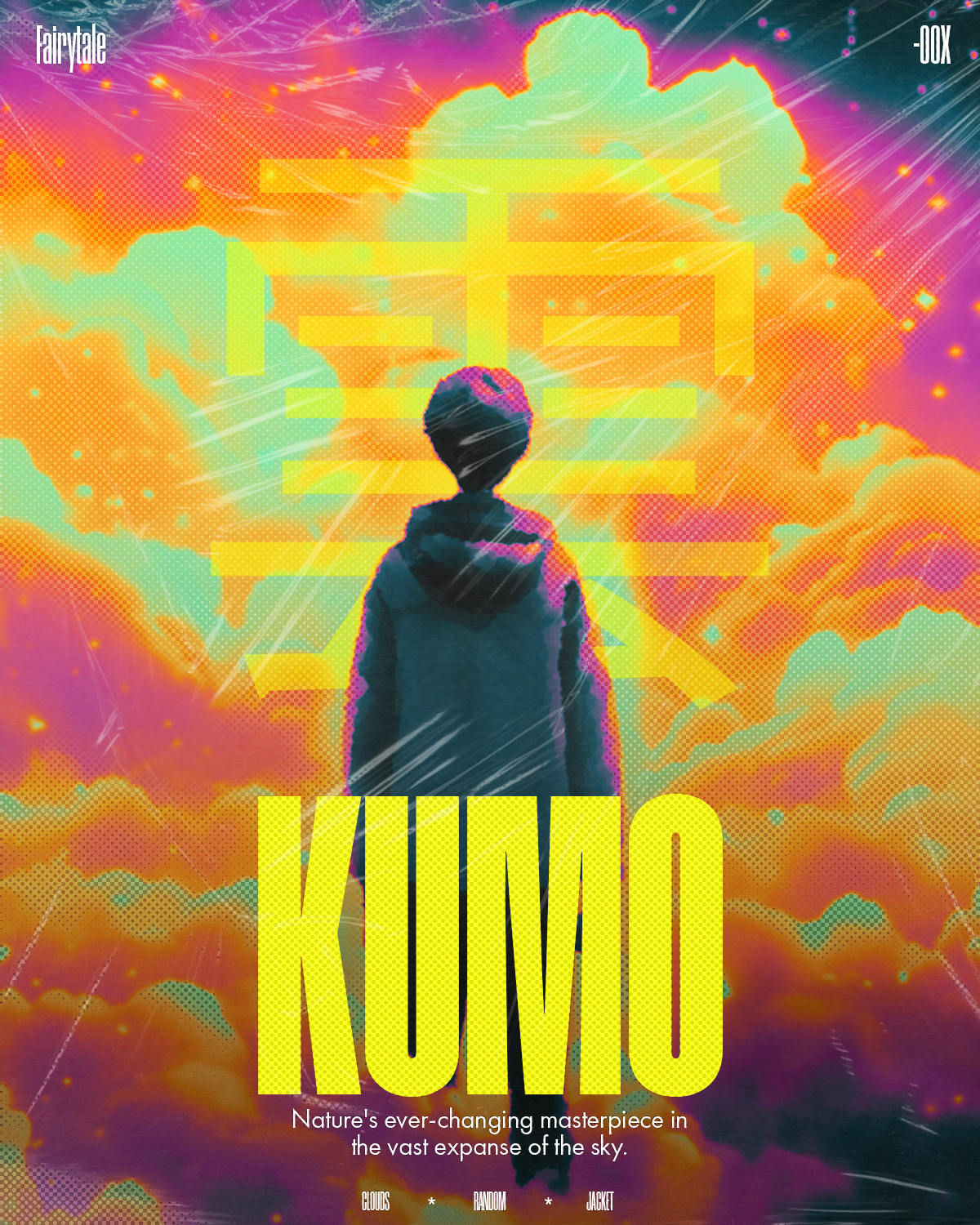 KUMO☁️ - Poster Series art design graphic design poster typography ui