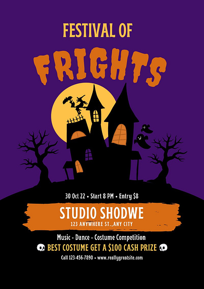 Halloween 1 branding canva canva logo canva templates flyer graphic design halloween infographics