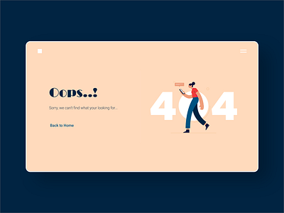 404 Web Page 404 adobe xd apps ui ui design ux design