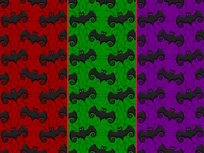 3 Swirled Wing Bats Patterns | Dark Forest Backgrounds 3d pattern affinity photo bat pattern bats beveled pattern creepy bats creepy pattern dark forest pattern glowing eyes gothic pattern halloween bats halloween pattern halloween season haunted forest october pattern procreate pattern spooky season swirls pattern trees pattern vampire bats