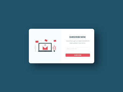 Subscribe! adobe xd popup subscribe ui ui design ux design website