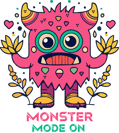 Cute Monster 3d abstract art aesthetic aesthetic print aesthetic printable aesthetic wall art animation artist branding cute design graphic design halloween illustration kawaii logo monster motion graphics ui