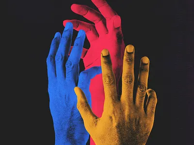 Coyle Girelli - "Between Us" Single Art collage design illustration