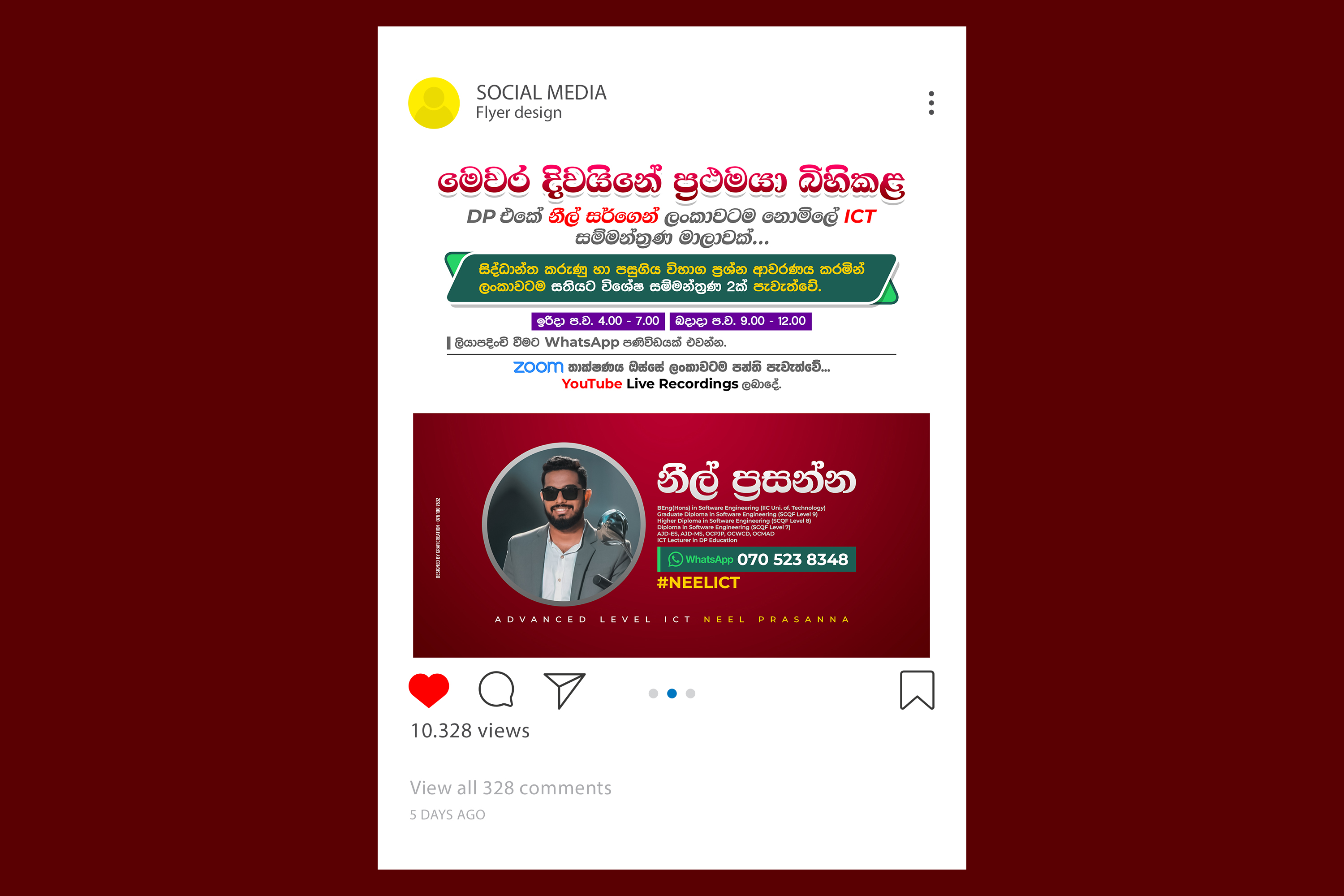 SOCIAL MEDIA FLYER DESIGN By Sachith Theekshana On Dribbble