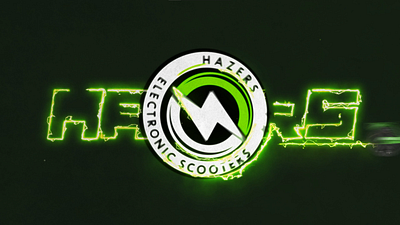 Hazers Scooters Logo Animation animation electronic logo motion graphics scooter