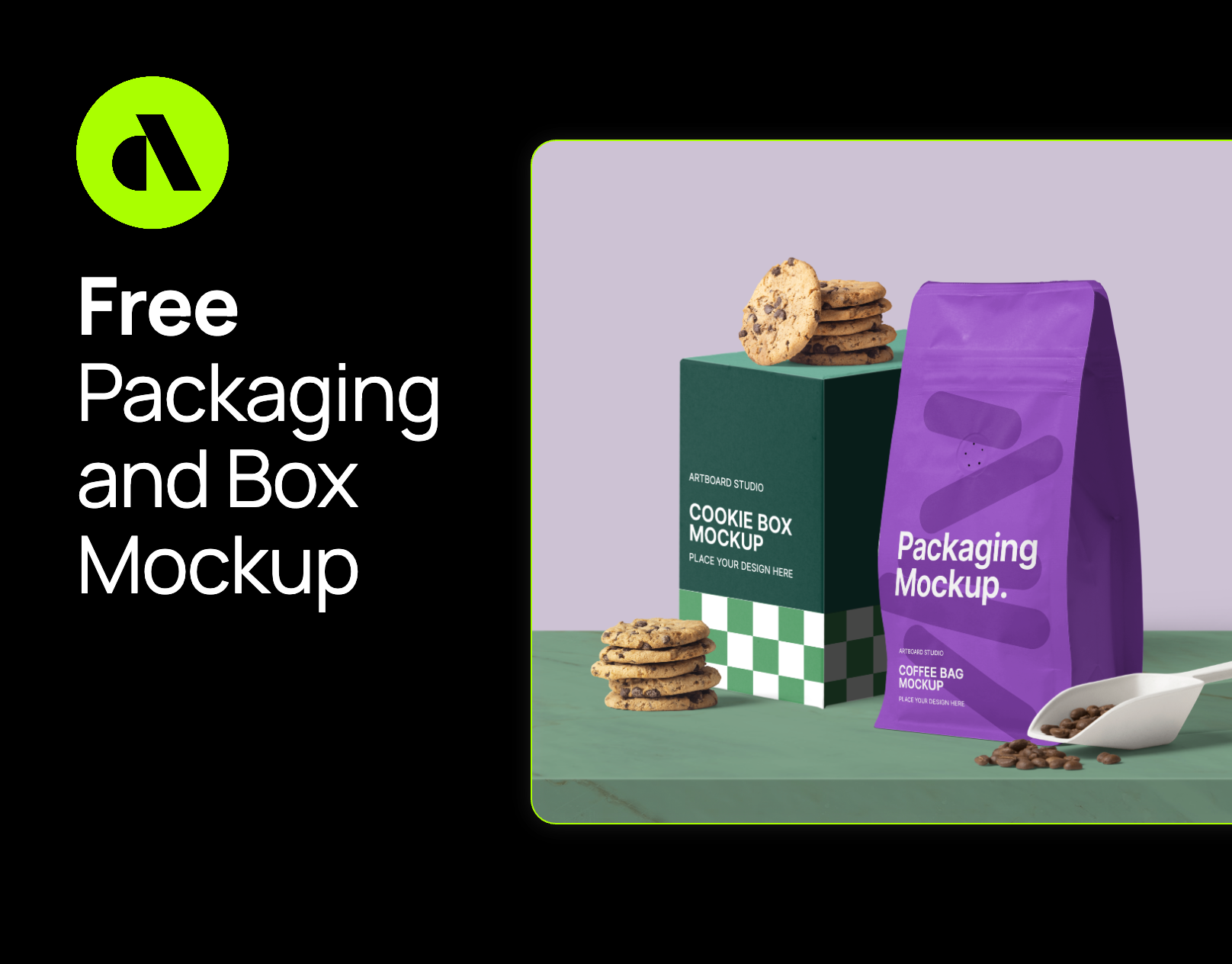 Free Packaging Mockup with Box Mockup artboard studio box mockup brand identity branding design free free box mockup free mockup free packaging mockup graphic design illustration mockup packaging packaging mockup product design
