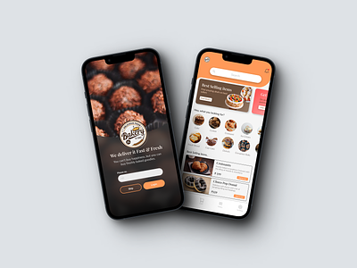 Concept Bakery UI 🥯 animation bakery branding design onlinefood ui ux