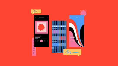 Ask Spotify Hero Illustrations animation app branding design graphic design illustration logo ui ux vector