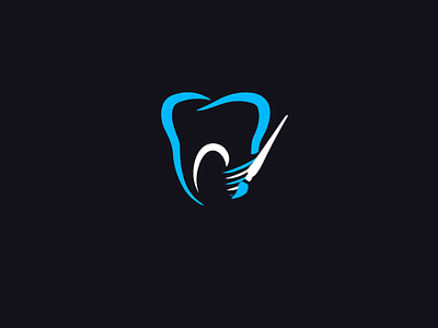 Dental Logo Animation aftereffects animation art brush dental draw logo motion graphics teeth