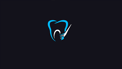 Dental Logo Animation aftereffects animation art brush dental draw logo motion graphics teeth