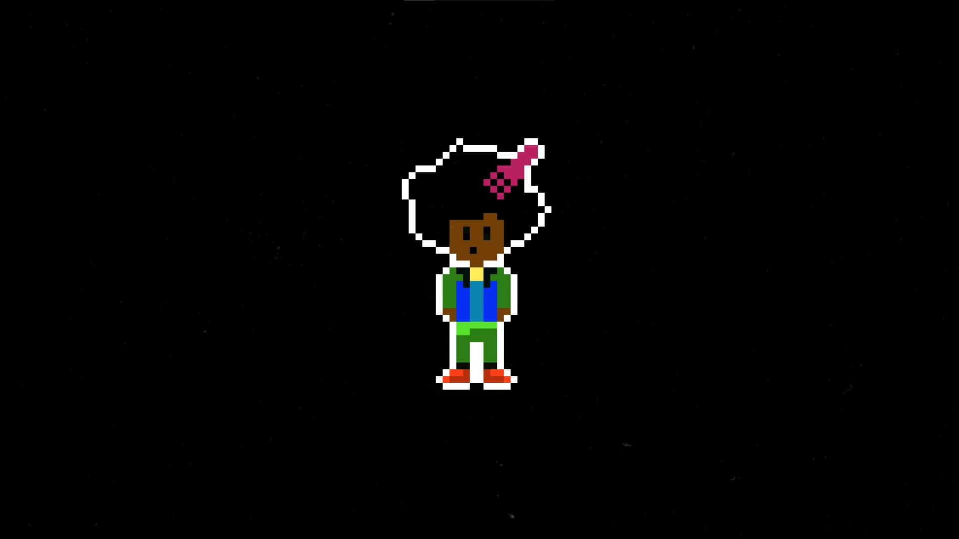 8bit Character Intro Animation 3d 8bit aftereffects animation character explosion glitch motion graphics