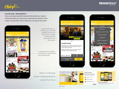 Chirp App Design marketing design product design product strategy ui ux