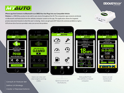 MyAuto App product design ui ux