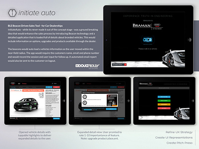 Initiate Autp App product design research ui ux