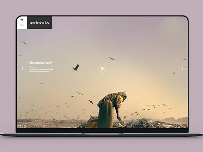 It's not an ad break, it's an Artbreak. creative direction design ui ux