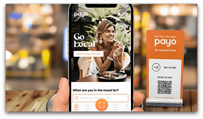 Payo The first Buy-Now-Pay-Later dedicated to food creative direction figma graphic design ui ux