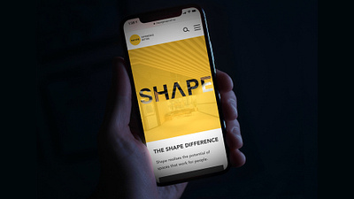 Shape Group website design creative direction figma ui ux