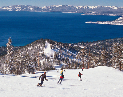 Diamond Peak lake lakeview ski snow tahoe view