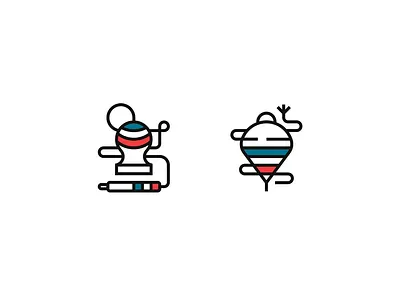 Icons - Chile collection chile culture games graphic design grid illustration illustrator lineal lines rounded stroke vector