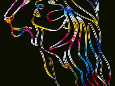 Female Lion Face female lion face