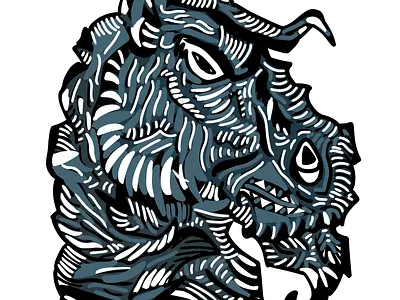 Unicorn outline vector 3d animation branding graphic design logo motion graphics ui