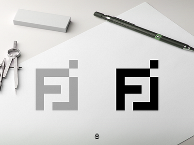Fj monogram logo concept 3d apparel branding creativelogo dubai graphic design logo logoconcept logoinspirations logopedia logoprofesional monogramlogodesign usa