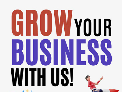 "Grow Your Business with Us" ads ecpert dropdhippping website droppshoping store dropshippingstore facebook ads grow your business with us illustration instagram ds marketerbabu