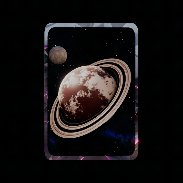 Universe Planet NFT 3d branding motion graphics
