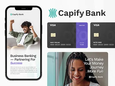 Capify Bank - Social Media bank brandidentity branding brandtemplates creativedesign design graphic design instagrampost layout logo socialmedia ui vector visualidentity