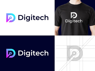 Digitech Logo Design | Branding brand identity branding business logo d tech logo digital digitech logo design logo logo 2023 logo design logo maker logo mark logodesign logofolio minimalist logo modern logo software logo startup logo tech company tech logo technology