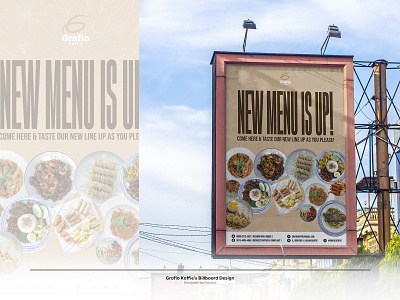 Grafio Koffie's Billboard Design billboard billboard design design food foods graphic design visual design