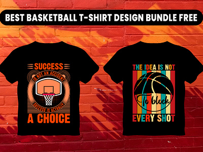 Free Basketball T-shirt Design Template Graphic by Design me
