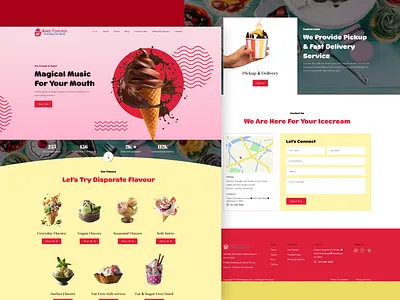 Ice-cream Web😍😘🤩 icecream web idea