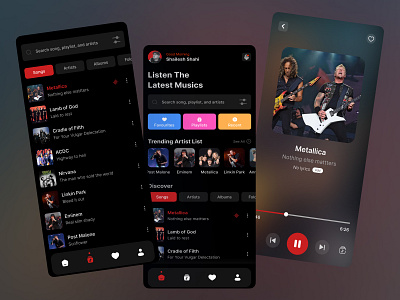 Music App Concept app concept app design app designer app ui concept designer cool design cool designer creative designer design designer dribbble post graphic desig graphic design graphic designer illustration logo music app ui uiux uiuxdesigner