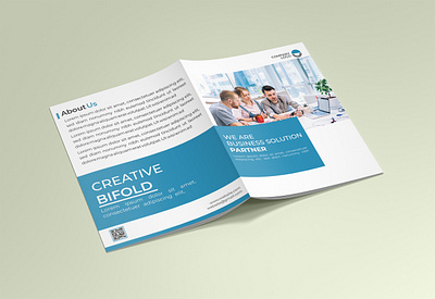 Bi-fold Brochure branding design graphic design illustration illustrator