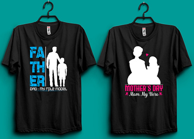 Mother & Father's Day T shirt Design branding design graphic design illustration logo sports t shirt design t shirt vector
