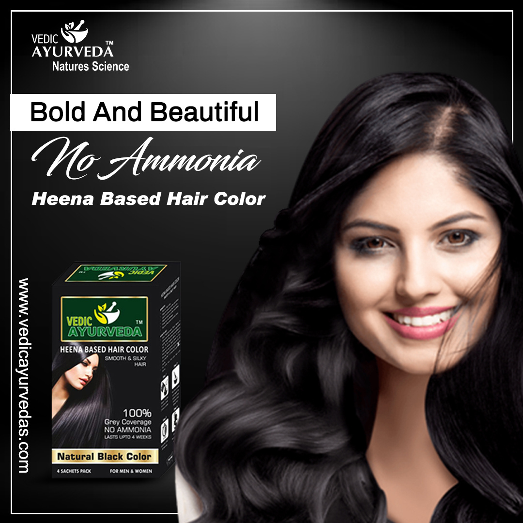 No Ammonia Hair Dye Black 100g By Vedic Ayurveda On Dribbble