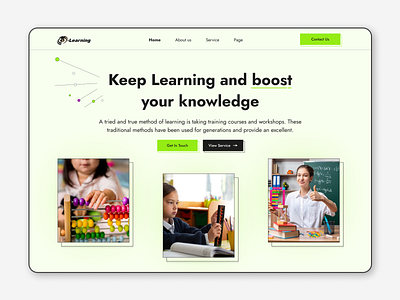 Learning Hero Section | UI Design | UX Design 3d all subject best learning website branding clean and clear courses dashboard design education hero section hero section knowledge section learning section learning website ui website