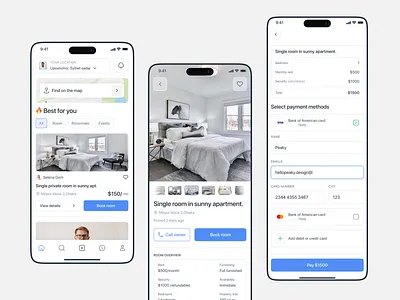 Home Management App activity management animation app design home finder home management management app peaky design smart home ui web