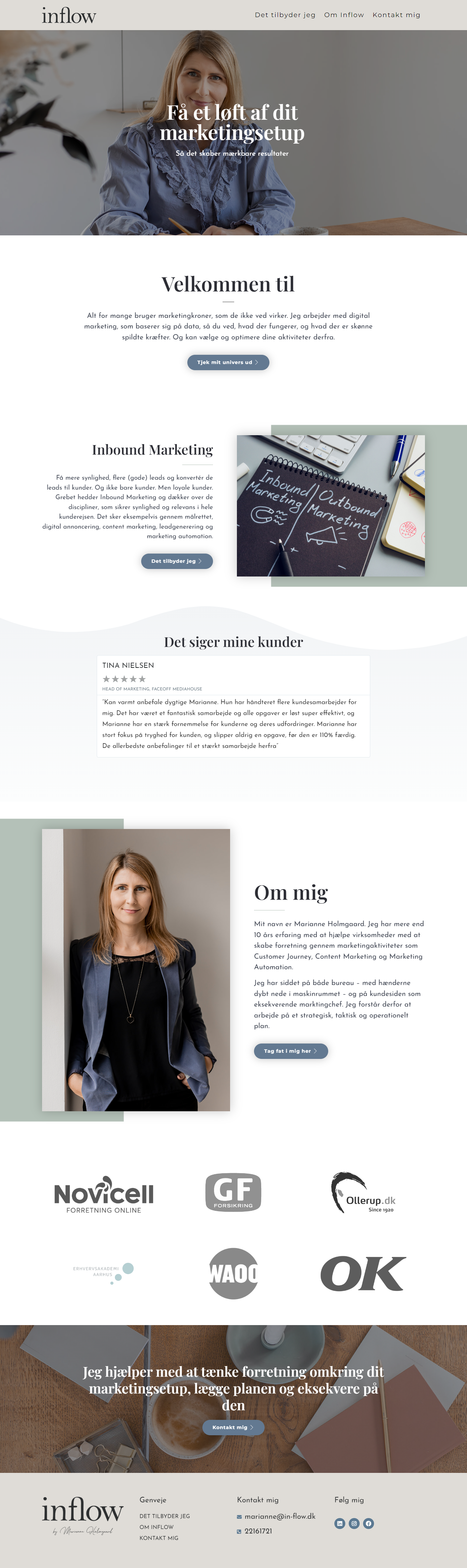 InFlow Personal Website business website elementor builder elementor website landing page personal website web development website development wordpress company wordpress landing page wordpress theme wordpress website company