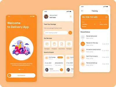 Delivery App Design app design app ui app ui ux app ux delivery delivery app delivery app design delivery app ui delivery app ui ux delivery app ux food delivery ios app landing page mobile app ui ui ux ui ux design user interface ux website