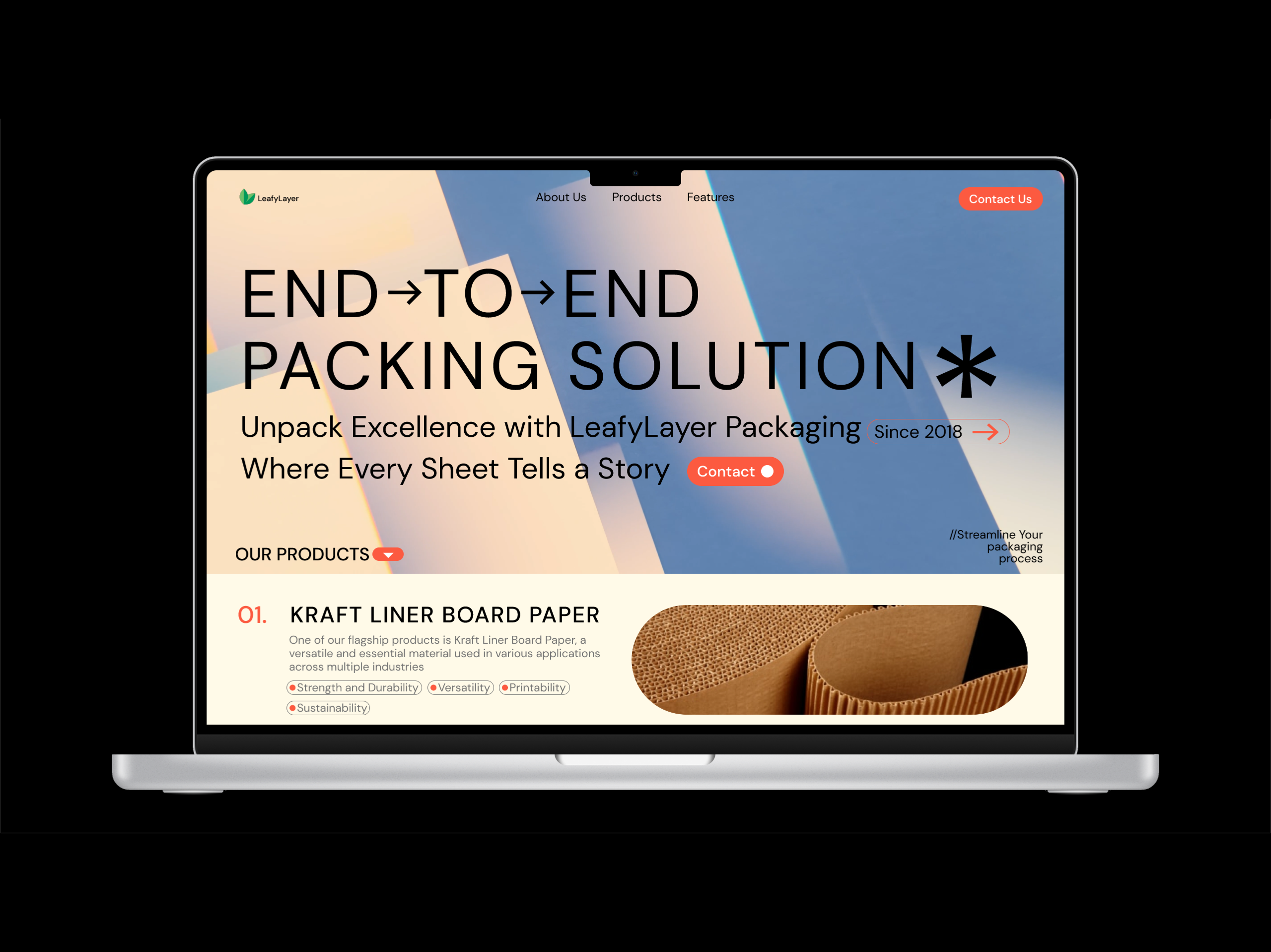 LeafyLayer 3d animation cuberto industry interaction logo minimal modernui motion graphics packing qclay ui